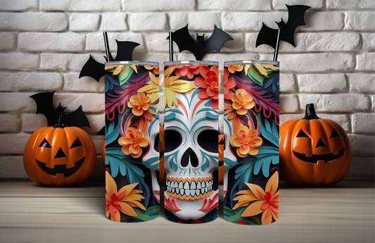 20 oz Skull Tumbler