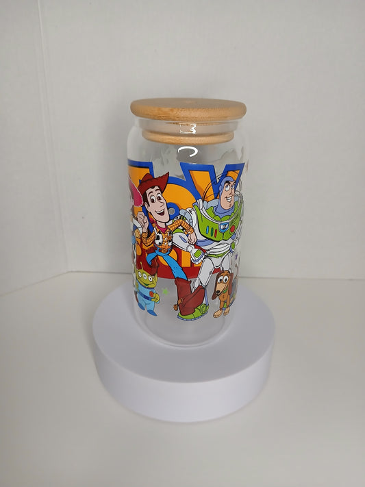 16 oz Glass Cup - Toys