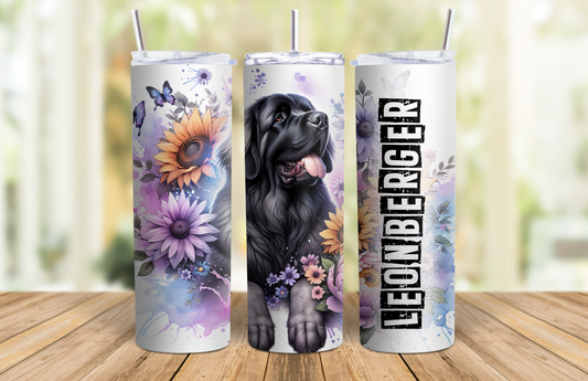 20 oz Skinny Tumbler - Leonberger