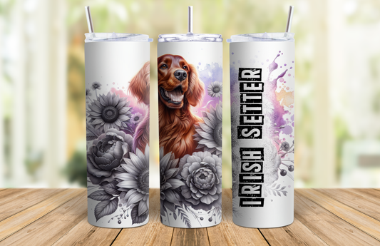 20 oz Skinny Tumbler - Irish Setter