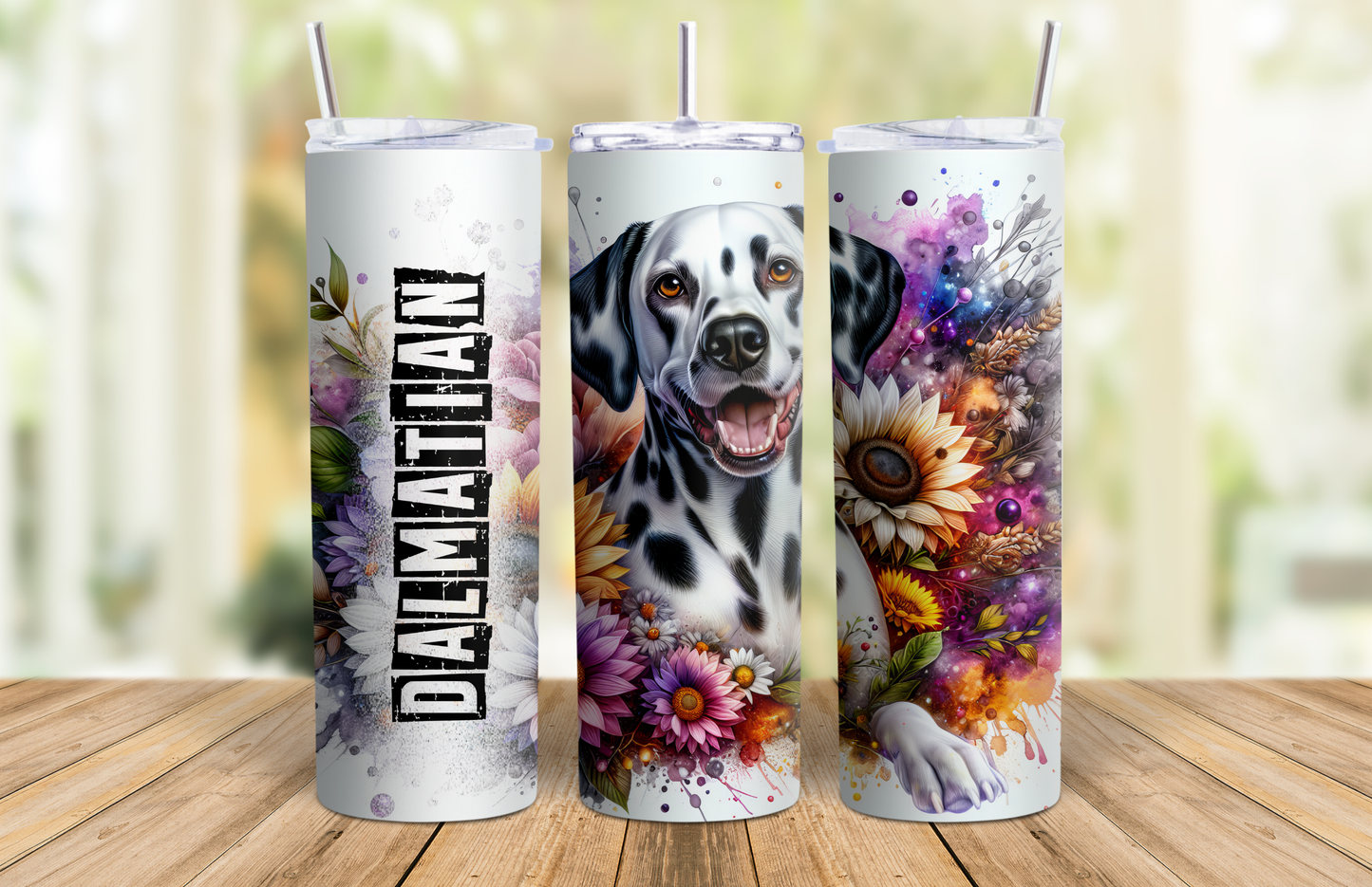 20 oz Skinny Tumbler - Dalmation