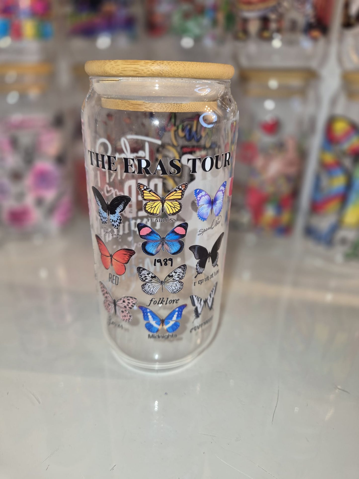 16 oz Glass Cup - TS